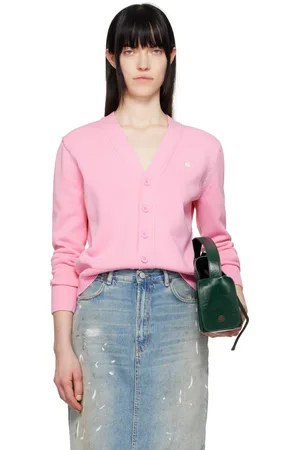 Acne Studios Pink V-Neckline Cardigan