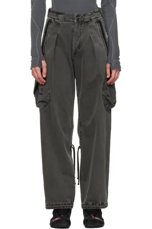 Hyein Seo Gray Dyed Cargo Pants