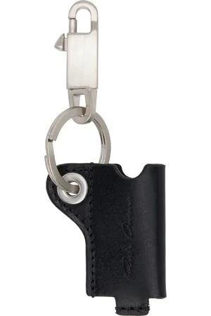 Rick Owens Black Spalla Lux Mini Lighter Holder Keychain