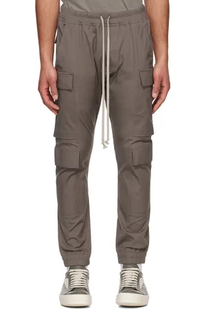 Rick Owens Gray Hollywood Mastodon Megacargo Cargo Pants