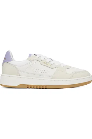 Axel Arigato Beige & Purple Dice Lo Sneakers