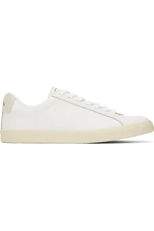 Veja White Esplar Leather Sneakers