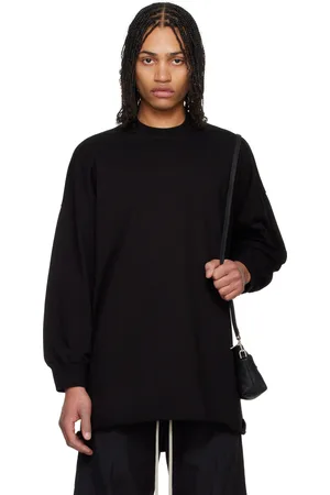 Rick Owens Black Hollywood Tommy LS Sweatshirt