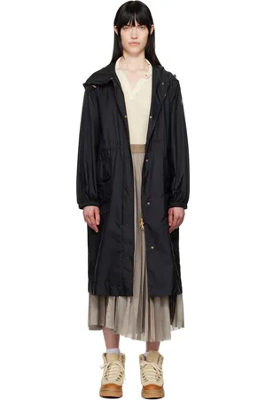 Moncler Black Hiengos Hooded Rain Coat