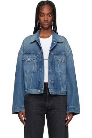 Citizens of Humanity Blue Quira Puff Denim Jacket