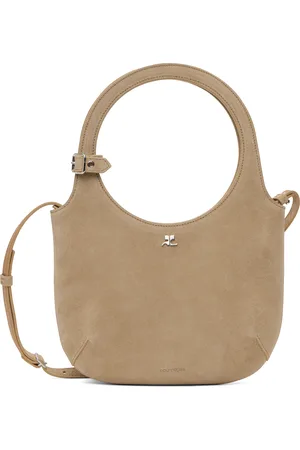 Courrèges Beige Holy Suede Bag