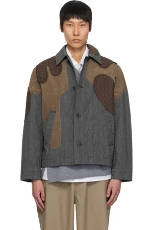 CRAIG GREEN Gray Utility Patch Jacket
