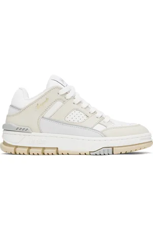 Axel Arigato White & Beige Area Lo Sneakers