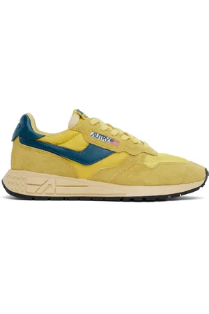 Autry Yellow & Blue Reelwind Low Sneakers