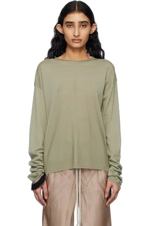 Rick Owens Green Hollywood Pull Sweater