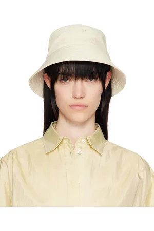 Jil Sander Off-White Logo Bucket Hat