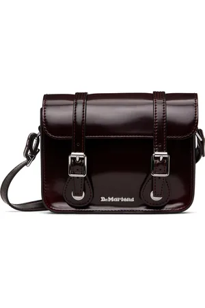 Dr. Martens Burgundy 7 Inch Vegan Crossbody Bag