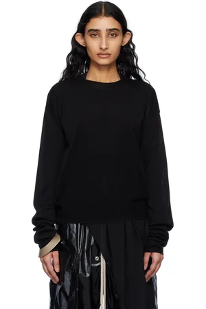 Rick Owens Black Hollywood Pull Sweater
