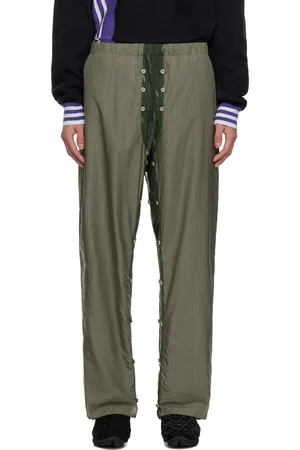 CRAIG GREEN Khaki Layered Shell Trousers
