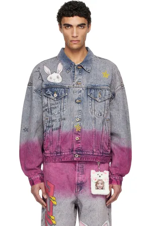 DOUBLET Blue & Anime Denim Jacket
