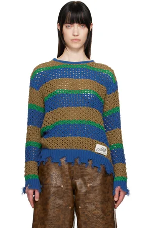 Andersson Bell Multicolor Damaged Stripe Sweater