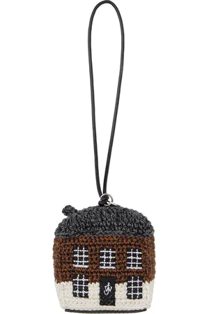 J.W.Anderson Brown & Gray House Crochet Keychain