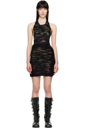 Andersson Bell Cloud Halter Knit Minidress