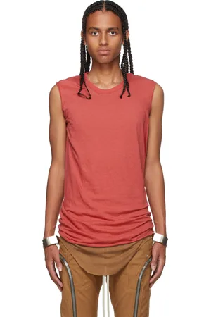 Rick Owens Pink Basic Tank Top