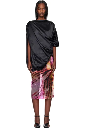 DRIES VAN NOTEN Black Silk Blouse