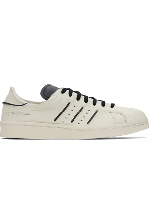 Y-3 Off-White & Black Superstar Sneakers