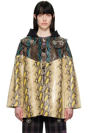 Chopova Lowena Multicolor Belle Leather Jacket