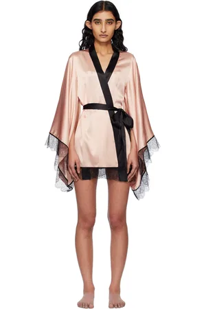 Agent Provocateur Pink & Black Sammi Robe