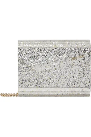Jimmy Choo Silver Candy Clutch