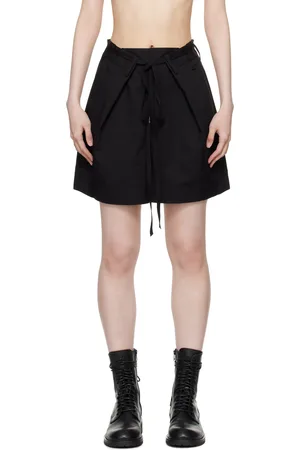ANN DEMEULEMEESTER Black Jess Pleated Shorts