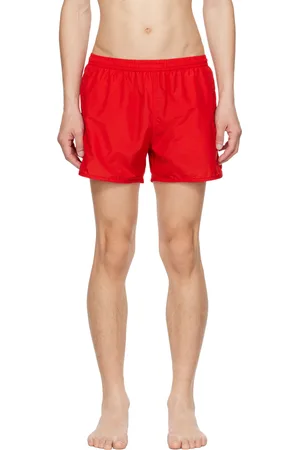 Ami Red Ami de Cœur Swim Shorts