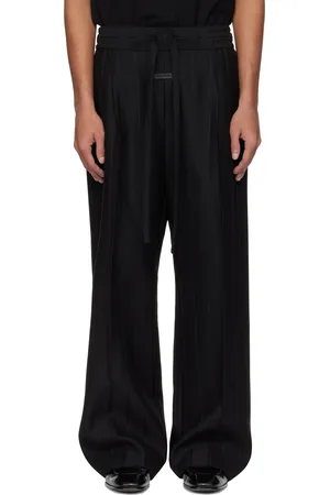 FEAR OF GOD Pinstripe Drawstring Wide Leg Trousers