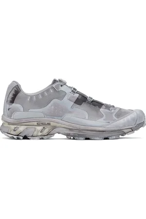 11 BY BORIS BIDJAN SABERI Gray Salomon Edition Bamba 5 Sneakers