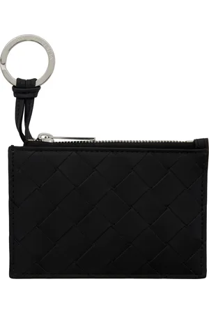 Bottega Veneta Black Key Card Holder
