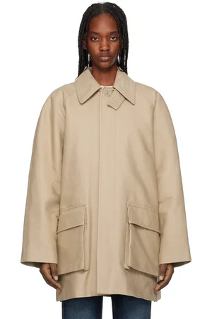 Filippa K Beige Padded Patch Pocket Jacket