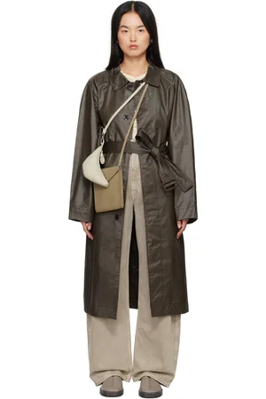 LEMAIRE Brown Belted Rain Coat