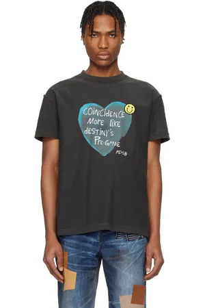 Andersson Bell Gray Heart Message T-shirt