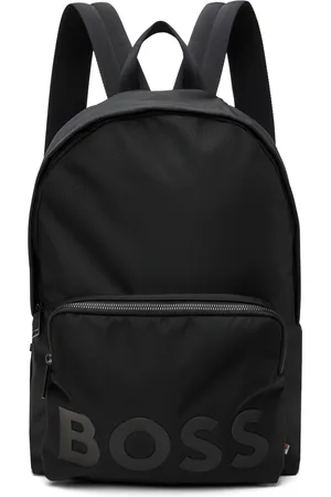 HUGO BOSS Black Tonal Logo Detail Backpack
