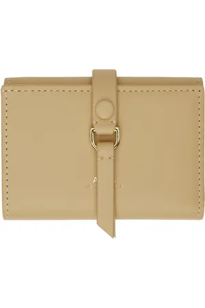 A.P.C. Beige Noa Trifold Wallet