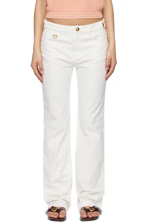 Chloé White Straight Jeans