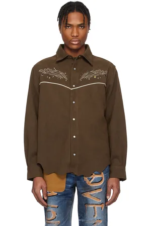 Andersson Bell Lemmans Faux-Suede Shirt