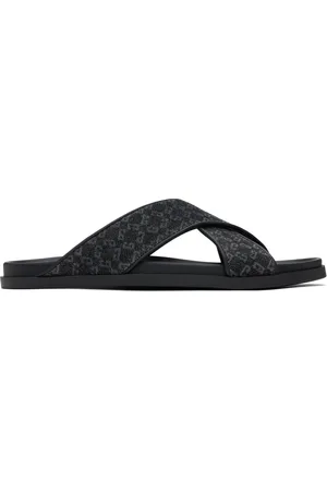 Givenchy Black G Plage Monogram 72 Pool Slides