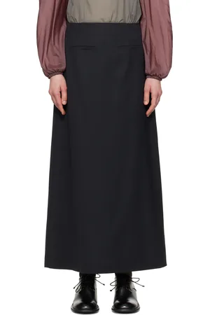 AMOMENTO Stripe Maxi Skirt