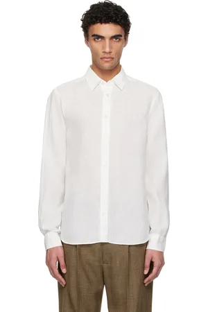 Tiger of Sweden Off-White Spenser Casual Linen Shirt