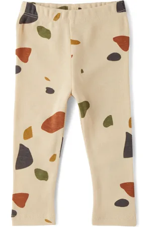 Organic Zoo Baby Beige Terrazzo Leggings