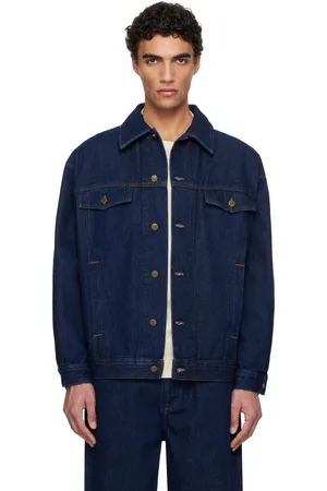A.P.C. Navy Elvis Denim Jacket