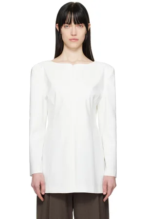 AMOMENTO Boat Neck Two Way Blazer