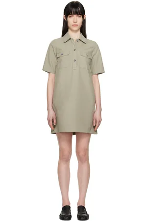 A.P.C. Taupe Selia Minidress