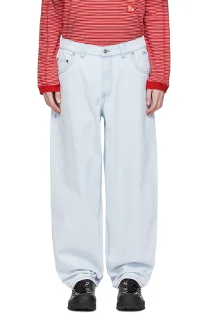 DIME Blue Classic Baggy Jeans