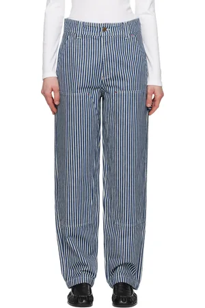 A.P.C. Blue & White Gustav Jeans