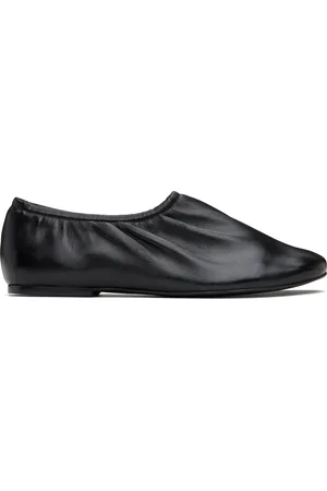 A.P.C. Black Swan Slip-On Ballerina Flats